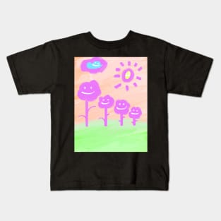 White Beard Garden Playground Kids T-Shirt